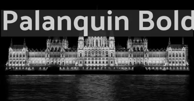 Palanquin Bold Font examples