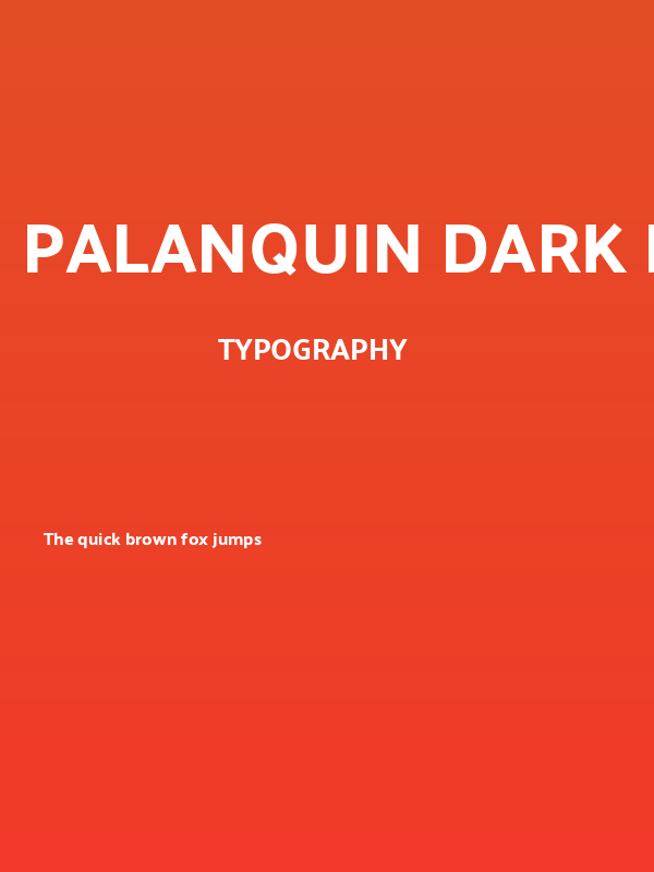Palanquin Dark Regular Poster