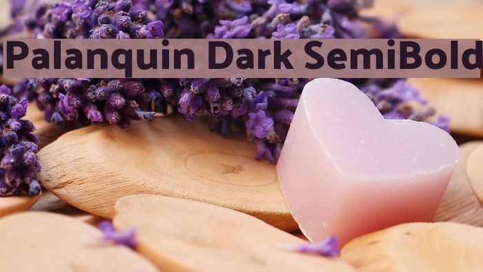 Palanquin Dark SemiBold Font examples