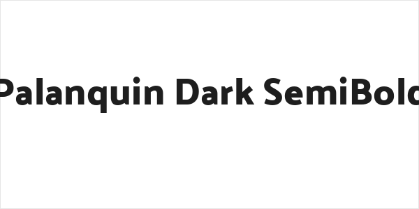 Palanquin Dark SemiBold Logo