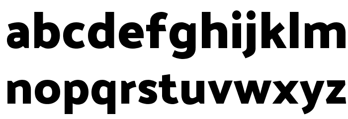 Palanquin Dark SemiBold Font LOWERCASE