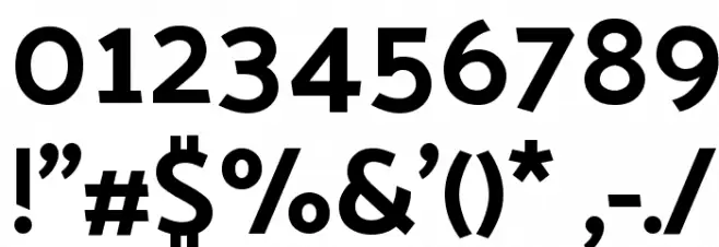 Palanquin Dark Font OTHER CHARS