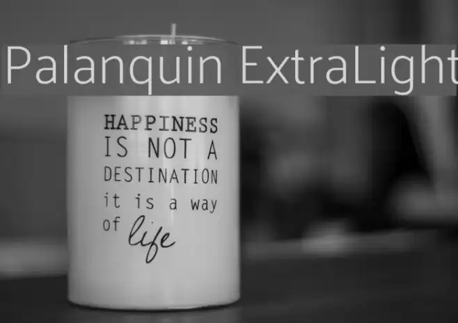 Palanquin ExtraLight  examples