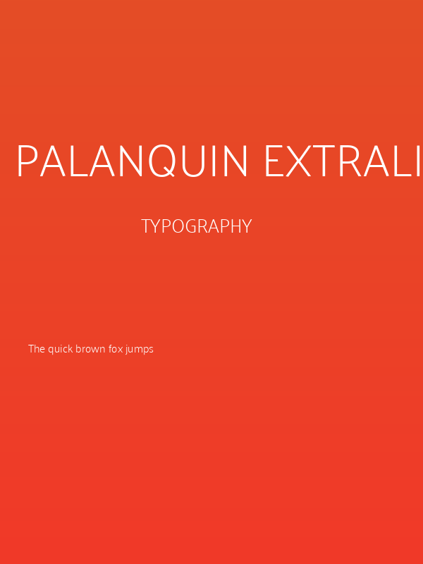 Palanquin ExtraLight Poster