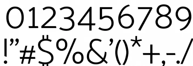 Palanquin Light Font OTHER CHARS