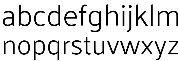 Palanquin Light Font LOWERCASE
