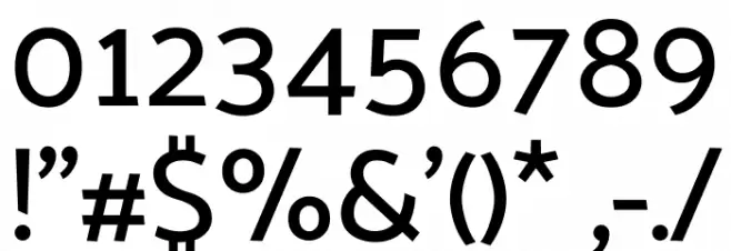 Palanquin Medium Font OTHER CHARS