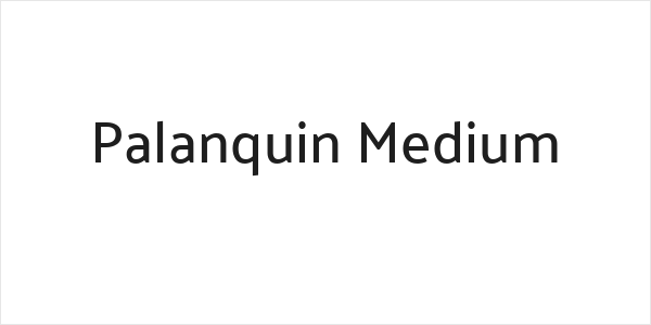 Palanquin Medium Logo
