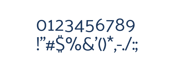 Palanquin Regular Other Characters