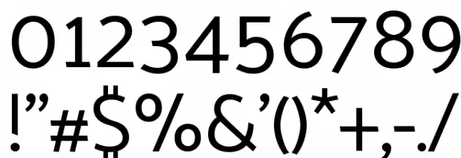 Palanquin Regular Font OTHER CHARS
