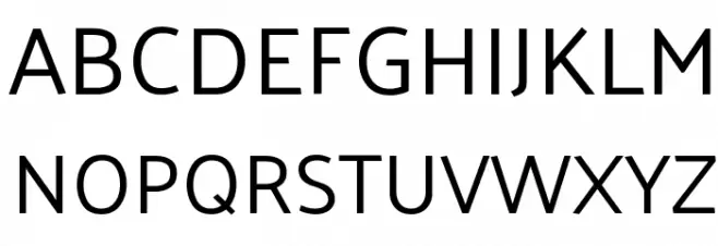 Palanquin Regular Schriftart Groß