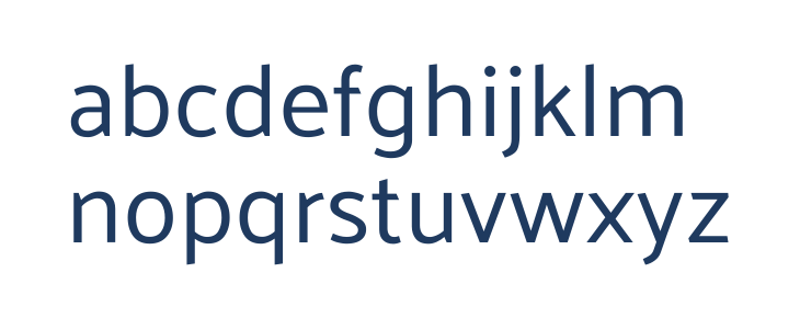 Palanquin Regular Lowercase