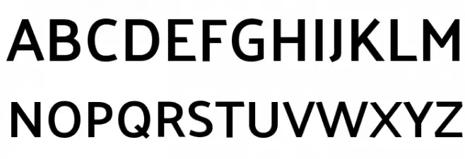 Palanquin SemiBold Schriftart Groß