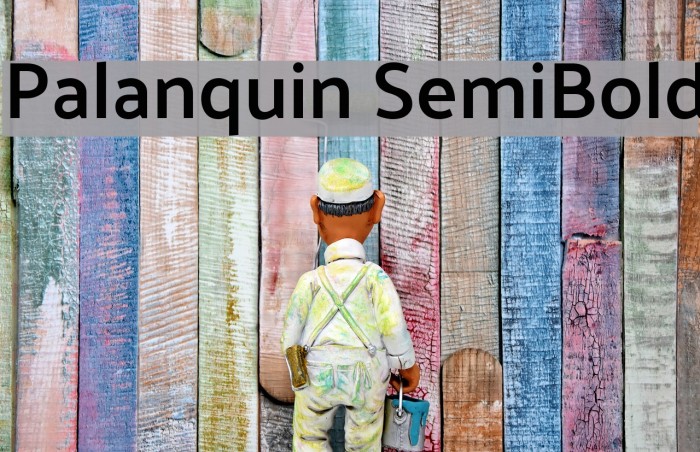 Palanquin SemiBold Font examples