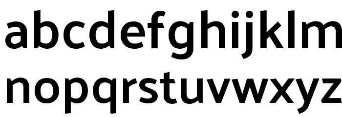 Palanquin SemiBold Font LOWERCASE