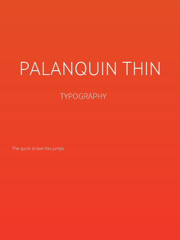 Palanquin Thin Poster