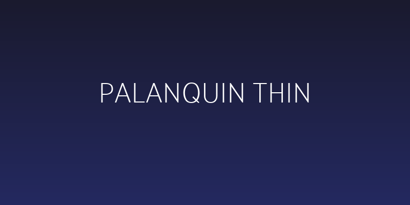 Palanquin Thin Social Header