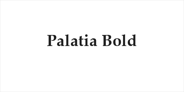 Palatia Bold Logo