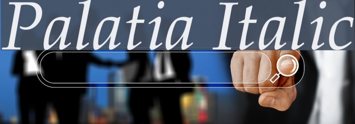Palatia Italic Font examples