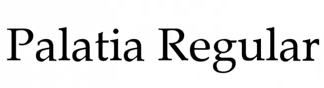 Palatia Regular  font caratteri gratis
