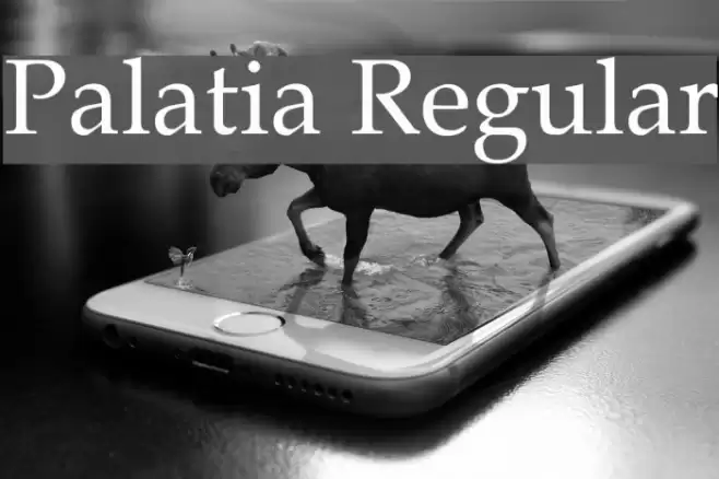 Palatia Regular  examples