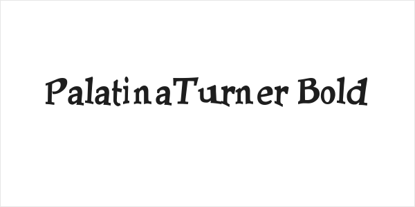 PalatinaTurner Bold Logo