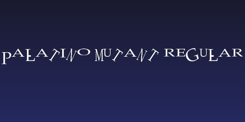 Palatino Mutant Regular Social Header