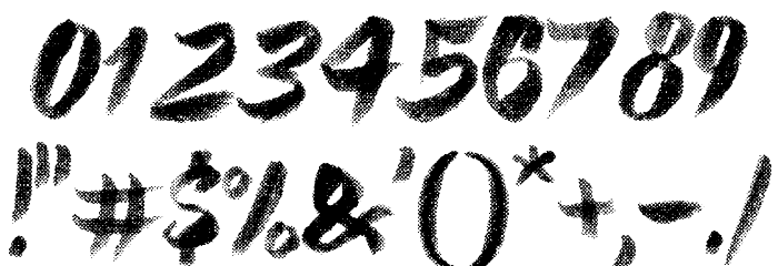 Pale Blue Eyes Font OTHER CHARS