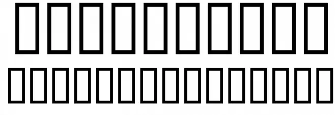 Pale Horse Font OTHER CHARS