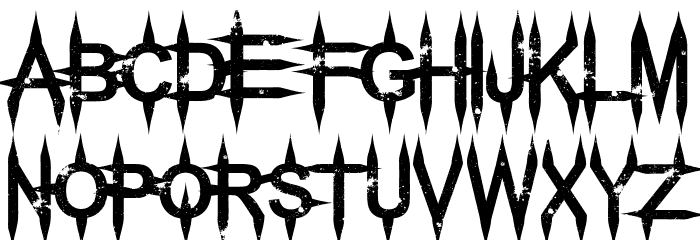 Pale Horse Font LOWERCASE