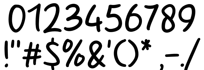 Pale Stylish Font OTHER CHARS