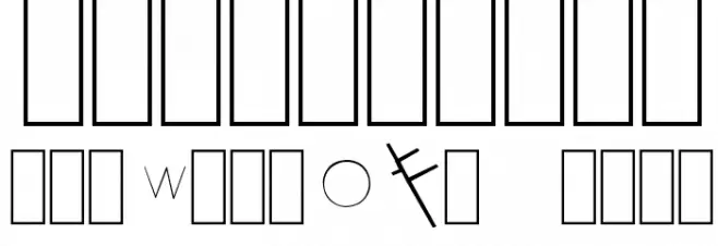 Paleo-Hebrew NormalA Font OTHER CHARS