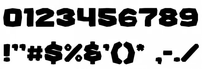 Paleo Kids Font OTHER CHARS