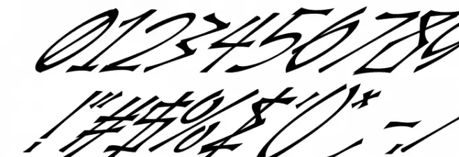 Palesik Italic Font OTHER CHARS