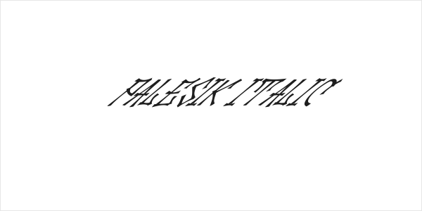 Palesik Italic Logo