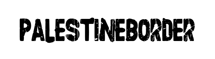 Palestine Border  Free Fonts Download