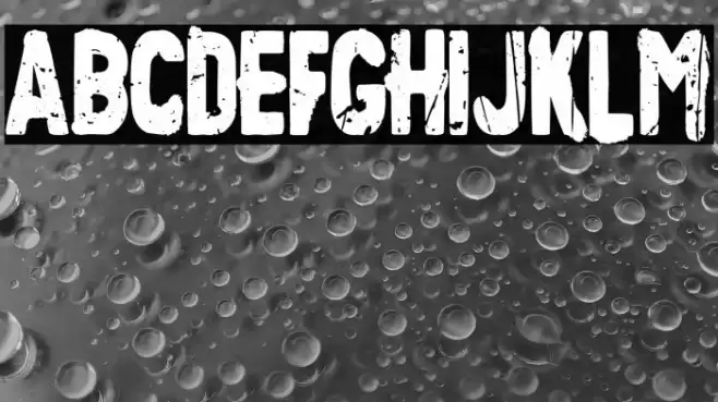 Palestine Border Font examples