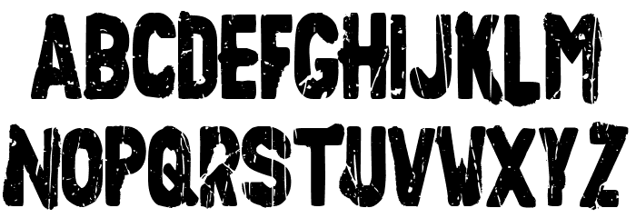 Palestine Border Font LOWERCASE