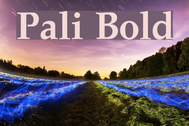 Pali Bold Example 1