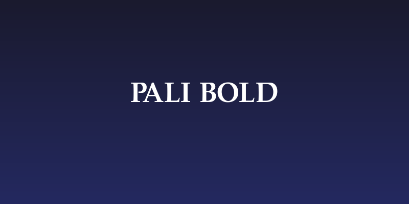 Pali Bold Social Header