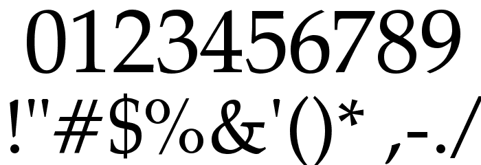 Pali Font OTHER CHARS