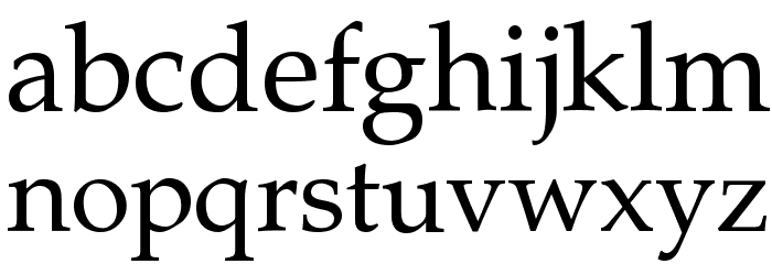 Pali Font LOWERCASE