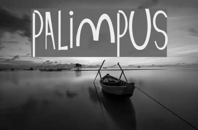 Palimpus Font examples