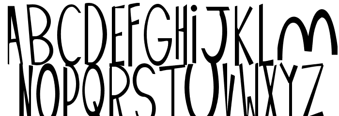 Palimpus Font LOWERCASE