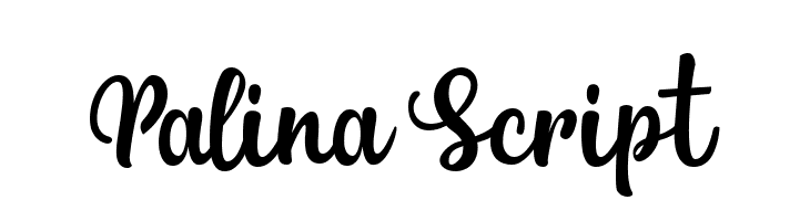 Palina Script  Frei Schriftart Herunterladen