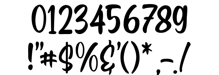 Palina Script Font OTHER CHARS