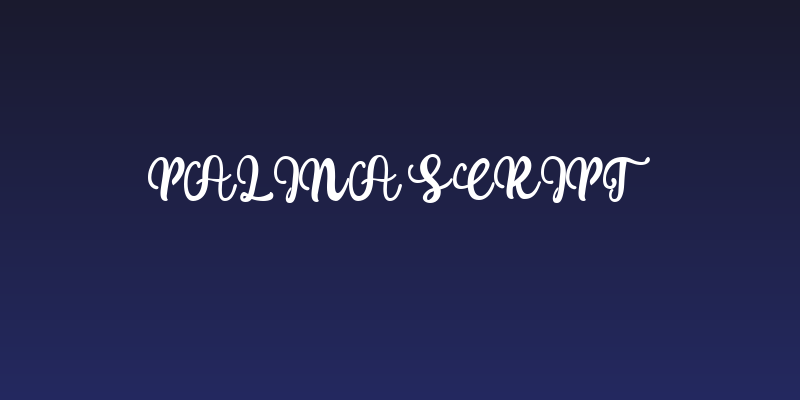Palina Script Social Header