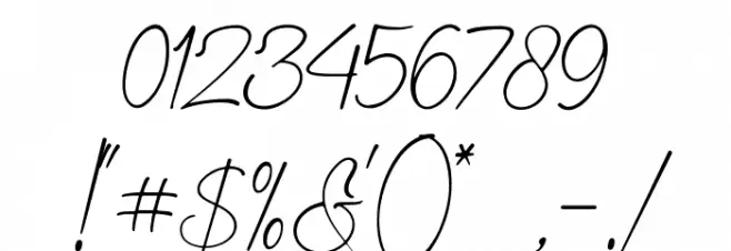 Palisade Font OTHER CHARS