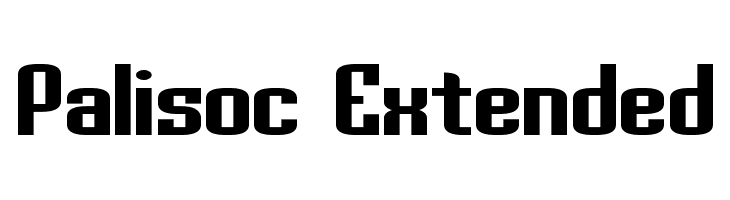 Palisoc Extended Font