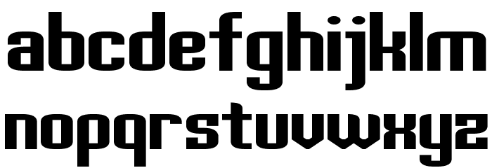 Palisoc Extended Font LOWERCASE